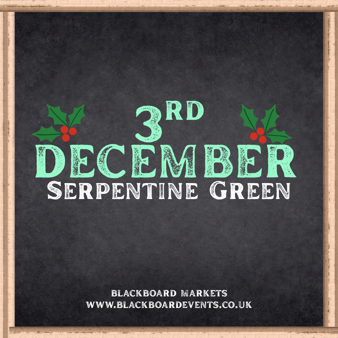 Serpentine Green Christmas market artwork